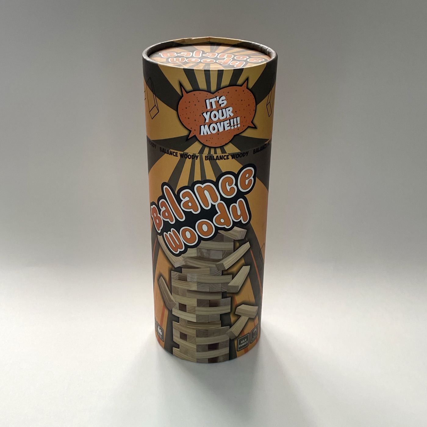 Balance Woody — It's Your Move — Baskılı silindir silindir kutu